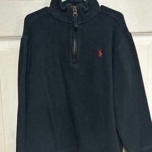 Polo Ralph Lauren Black Zip-Up Sweater